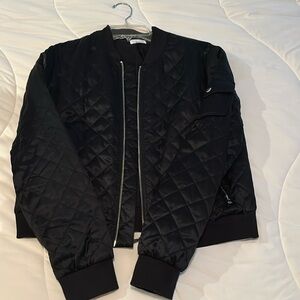 Cami NYC Black Quilted Bomber Style Jacket